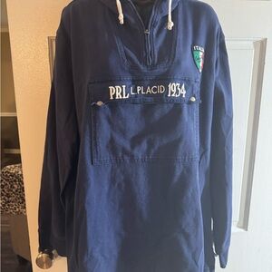Ralph Lauren Navy Blue Hoodie Size XL